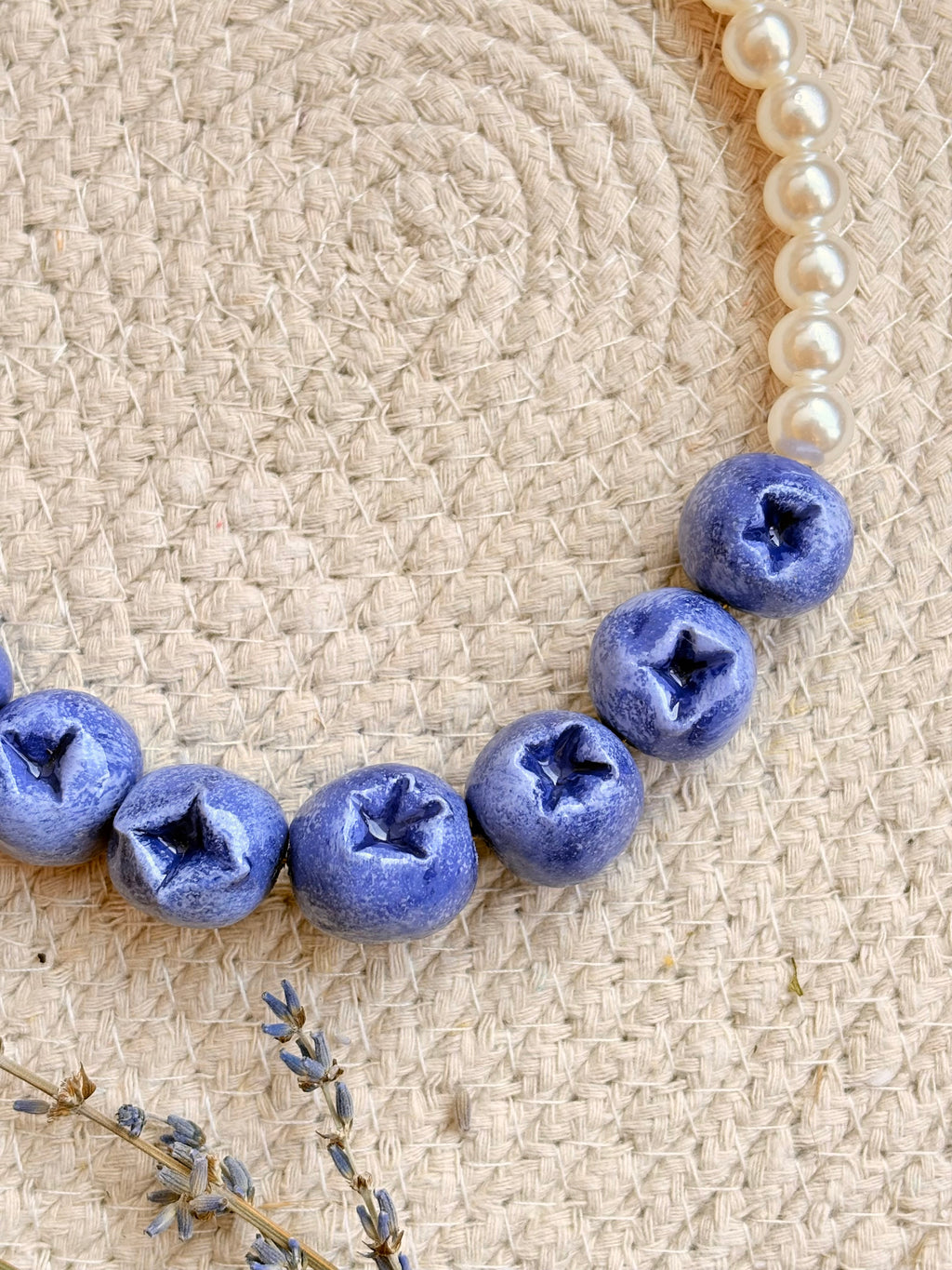 Blueberry necklace