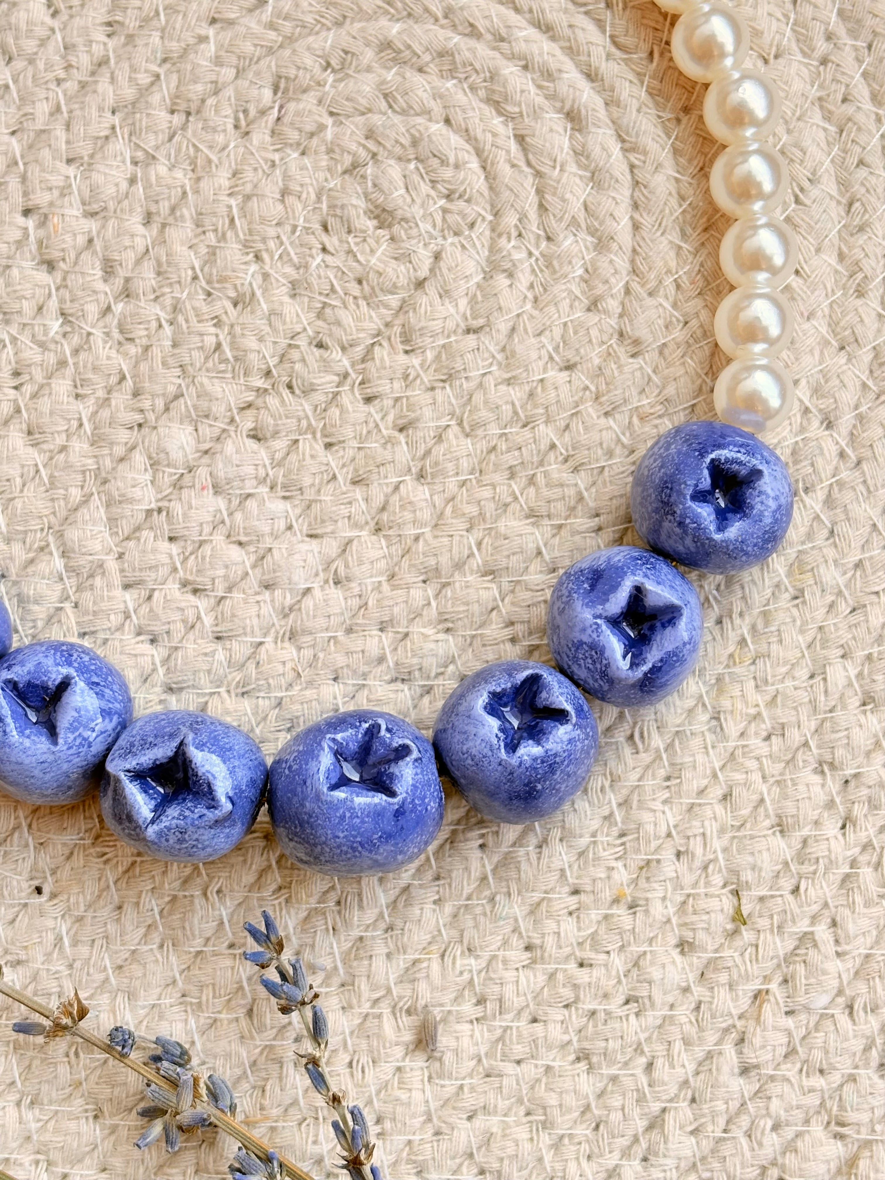Blueberry necklace