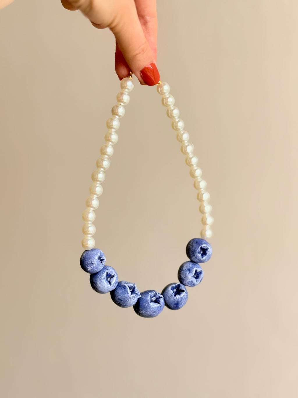 Blueberry necklace